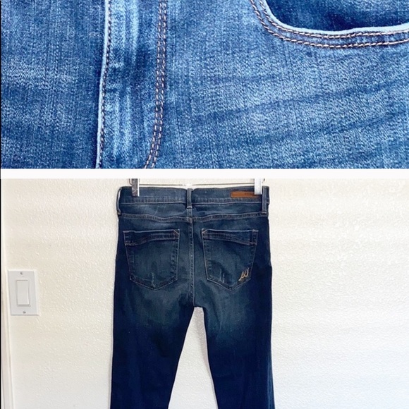 Express Performance Stretch Skinny Midrise Jeans - Picture 2 of 2